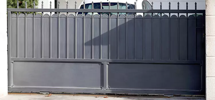 Metal Driveway Gate Installation Eagle